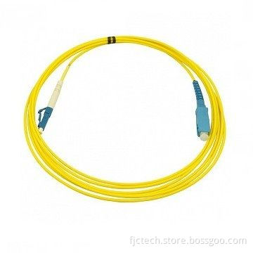 Simplex Single-mode LC/PC-SC/PC Fiber-optic Patch Cords, Used for Data Transmission